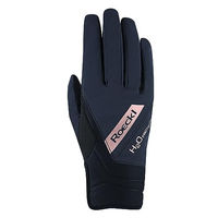 Produktbild von Roeckl Waregem Winter-Reithandschuh wasserdicht Neopren Schwarz Kupfer Größe 6.5