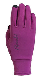 Roeckl Weldon Winterreithandschuhe für Damen aus Fleece in Beere Grösse 6.5 – Bild 1 von 8