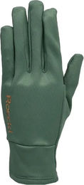 Roeckl Wesley Reithandschuhe Unisex aus Polyester in Grau und Grün Größe 6,5 – Bild 1 von 1