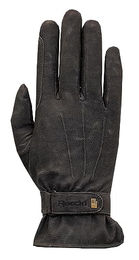 Roeckl Weymouth Reithandschuhe Winter aus Kunstleder Schwarz Größe 6 – Bild 1 von 7