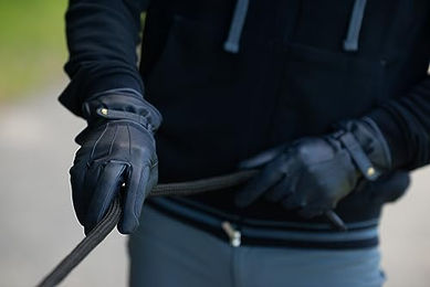 Roeckl Weymouth Reithandschuhe Winter aus Kunstleder Schwarz Unisex Größe 8.5 – Bild 1 von 6