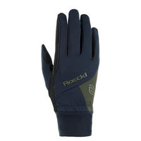 Produktbild von Roeckl Wilber Winterreithandschuh Unisex Waterproof Schwarz Grün Größe 11
