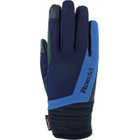 Produktbild von Roeckl Winsford Reithandschuhe Unisex Winter Neopren Waterproof Blau Taille 7,5