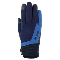 Produktbild von Roeckl Winsford Winter Reithandschuh wasserdicht Neopren Blau Größe 6