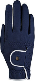 Roeckl Winterreithandschuh Malta Marine Weiß Micro Bemberg Größe 8 1/2 – Bild 1 von 1