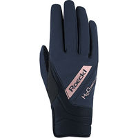 Produktbild von Roeckl Winterreithandschuh Waregem Black-copper Grösse 8 1/2 wasserdicht Synthetik
