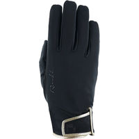 Produktbild von Roeckl Winterreithandschuhe Hegau Waterproof für Damen Schwarz Gold Grösse 6.5