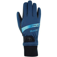 Produktbild von Roeckl Wynne Winterreithandschuh Softshell Winddicht Blau Größe 9