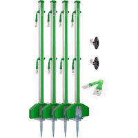 Produktbild von RoFlexs Basic 145 Trailer Zaun Set Weidezaun für Ponys in Grün