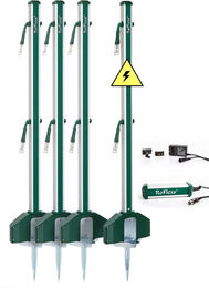 Produktbild von RoFlexs Premium E 145 Zaun-Set aus Aluminium in Grün