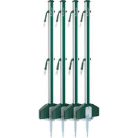 Produktbild von RoFlexs Premium Zaun Set Grün 145