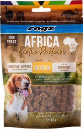 Rogz Africa Exotic Protein Funktionssnack Strauß Hypoallergen 100 g – Bild 1 von 2