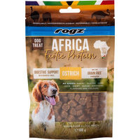 Produktbild von Rogz Africa Exotic Protein Funktionssnack Strauß Hypoallergen 100 g