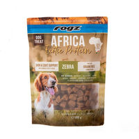 Produktbild von Rogz Africa Exotic Protein Skin & Coat Belohnungssnack Zebra Getreidefrei 100 g