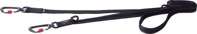 Rogz Beltz Air Tech Doppelleine Schleppleine aus Gurtband Schwarz M – Bild 1 von 2