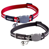 Produktbild von Rogz Beltz AlleyCat Halsband Schwarz XS