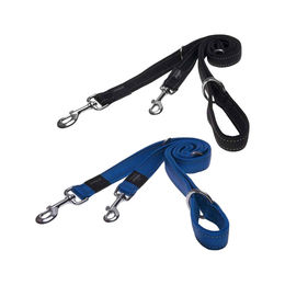 Rogz Beltz Utility Multiline Doppelleine Gurtband Blau Größe M – Bild 1 von 2