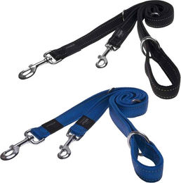 ROGZ Utility Multiline Doppelleine für kleine Hunde Blau S – Bild 1 von 3