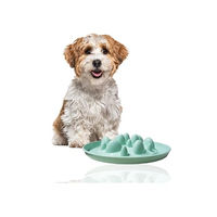 Produktbild von Rohrschneider Antischlingnapf Slow Feeder für Hunde und Katzen aus Kunststoff in Grün