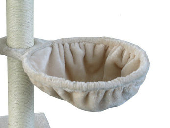Produktbild von Rohrschneider Attila XXL Kratzbaum für Katzen in Beige aus Plüsch