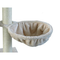 Produktbild von Rohrschneider Attila XXL Kratzbaum für Katzen in Beige aus Plüsch