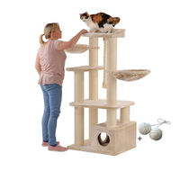 Produktbild von Rohrschneider Enya XXL Kratzbaum für Katzen in Beige mit Sisal