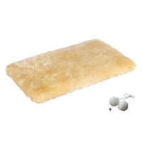 Produktbild von Rohrschneider Fensterliege aus Plüsch in Beige mit Spielballset