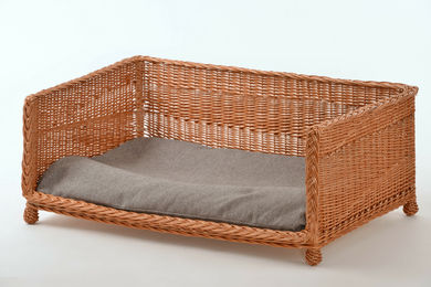 Produktbild von Rohrschneider Heimtiersofa Bailey aus Weidengeflecht Braun Größe 2 600x900x360mm