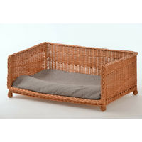 Produktbild von Rohrschneider Heimtiersofa Bailey aus Weidengeflecht Braun Größe 2 600x900x360mm