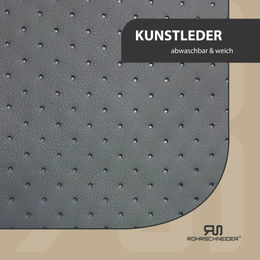 Rohrschneider Hundebett aus Kunstleder für erwachsene Hunde in Größe M – Bild 1 von 5