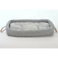 Produktbild von Rohrschneider Hundebett Holly Kuschelbett Grau Gr. 3 650x900x150mm