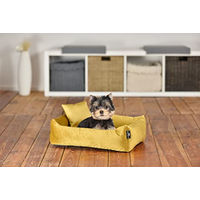 Produktbild von Rohrschneider Hundebett Kuschelsofa aus Polyester in Gelb Größe S für kleine Hunde