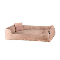 Produktbild von Rohrschneider Hundebett Kuschelsofa aus recyceltem Polsterstoff Rosa Größe M