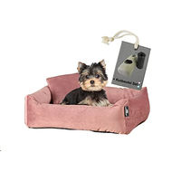 Produktbild von Rohrschneider Hundebett Kuschelsofa für kleine Hunde Rosa Größe S