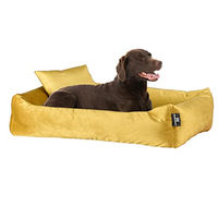 Produktbild von Rohrschneider Hundebett Kuschelsofa Gelb Größe L mit Hundekotbeutelset