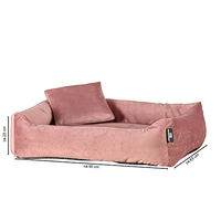 Produktbild von Rohrschneider Hundebett Kuschelsofa Rosa Größe L mit Hundekotbeutelset