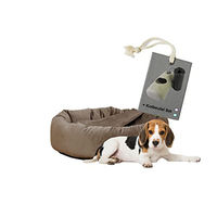 Produktbild von Rohrschneider Hundekissen Denver Kuschelhöhle für kleine und mittlere Hunde Größe M Taupe