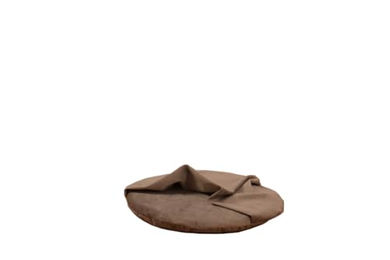 Rohrschneider Hundekissen Iglu Liegekissen mit Höhle aus Stoff in Beige Größe M – Bild 1 von 6