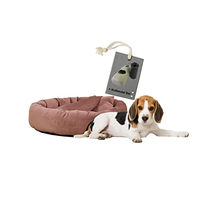 Produktbild von Rohrschneider Hundekissen Kuschelhöhle Denver aus Samt Rosa Größe M