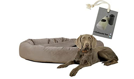 Rohrschneider Hundekissen Kuschelhöhle Denver Taupe Größe L – Bild 1 von 6