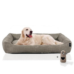 Rohrschneider Hundesofa XXL aus Cord für große Hunde 120x80 cm – Bild 1 von 12