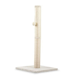 Rohrschneider Katzenbaum mit Sisalstamm und Spielkugel Beige 40x40x87 cm – Bild 1 von 1