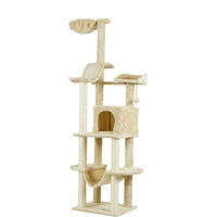 Produktbild von Rohrschneider Katzenbaum Travel Kratzbaum beige aus Plüsch
