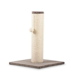 Rohrschneider Katzenbaum XL mit Sisalstamm und Spielkugel in Taupe 40x40x54 cm – Bild 1 von 1
