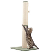 Produktbild von Rohrschneider Katzenbaum XL Salbei mit Sisalstämmen und Spielkugel 45x45x107 cm