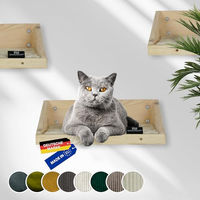Produktbild von Rohrschneider Katzenbett Wand aus Kiefernholz Natur B 40 x T 28 x H 15 cm
