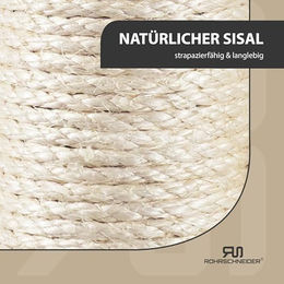 Rohrschneider Kratzsäule XXL für Katzen mit Spielkugel und Sisalfläche – Bild 1 von 6