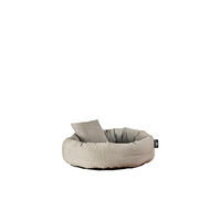 Produktbild von Rohrschneider Kuschelinsel Hundekissen aus recyceltem Polyester Größe S Grau