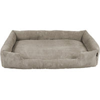 Produktbild von Rohrschneider Kuschelsofa Goliath XXL Hundekissen aus Cord in Taupe/Beige