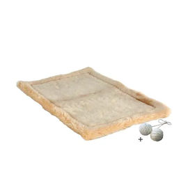 Rohrschneider Möbelschoner Kratzmatte aus Sisal in Beige mit Spielball – Bild 1 von 4